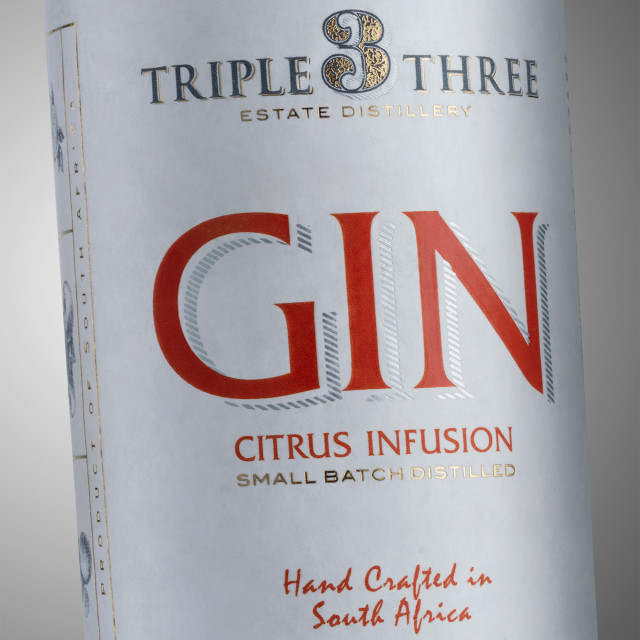 Triple Three Citrus Infusion Gin, 500ml