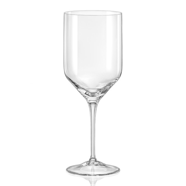 Crystalex Uma Lead-Free Crystal Red Wine Glasses, Set of 6