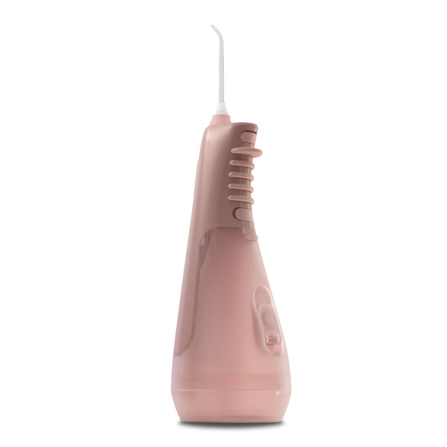 Ordo Hydro Sonic Water Flosser - Rose Gold showing the product at an angle