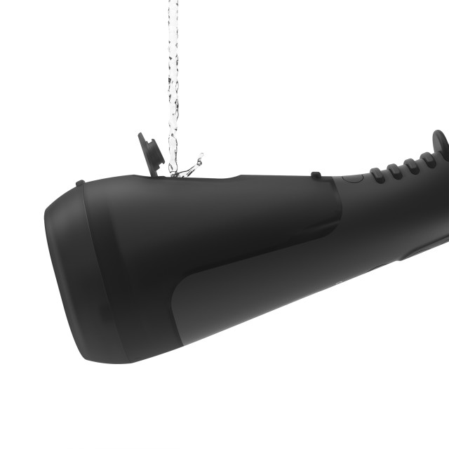 Ordo Hydro Sonic Water Flosser - Charcoal Grey showing the product in use