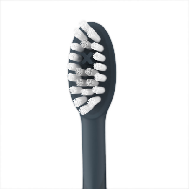 Ordo Sonic Brush Head, Pack of 2 - Charcoal Grey showing a detail of the product