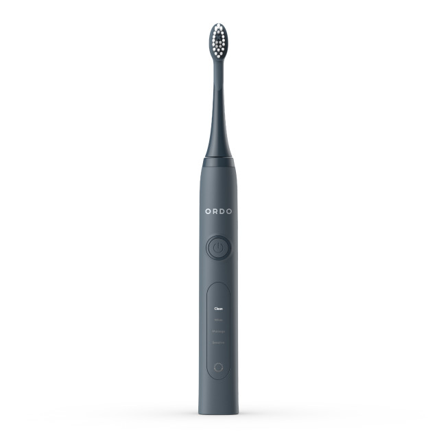 Ordo Sonic Plus Toothbrush - Charcoal Grey showing the angle of the product