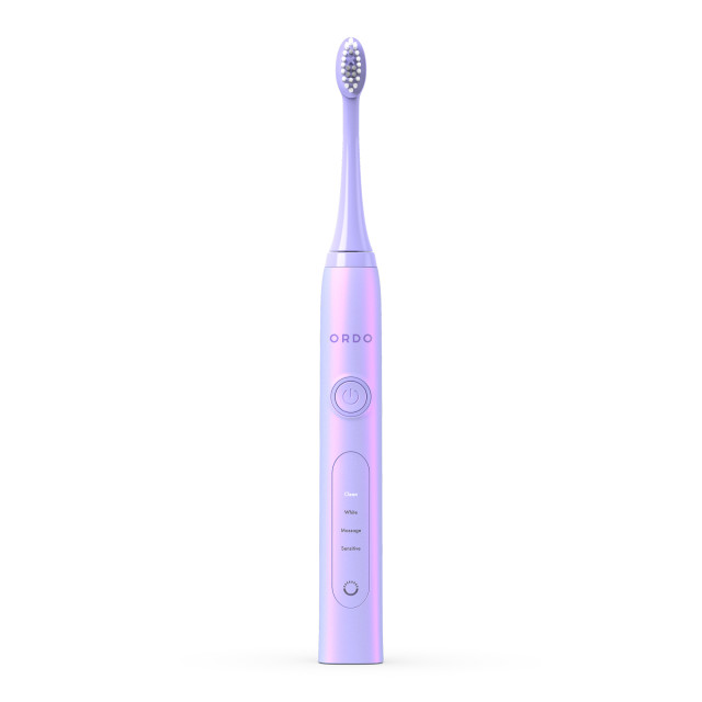 Ordo Sonic Plus Toothbrush - Pearl Violet showing the product at an angle