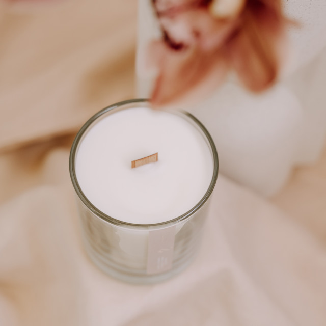 Nude Home Fragrances Chasing Sunsets Wood Wick Candle, 300ml top view