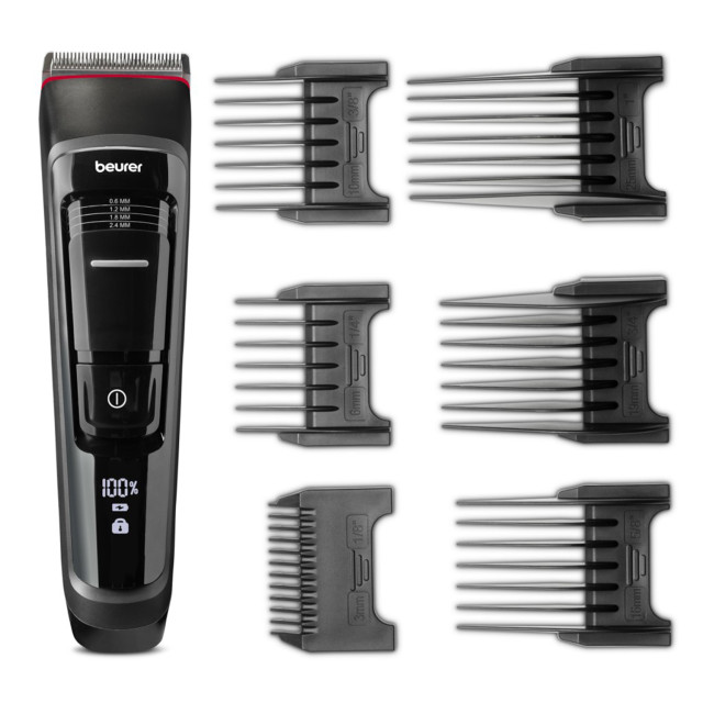 Beurer MN5X Rechargeable Hair Clippers with comb attachments