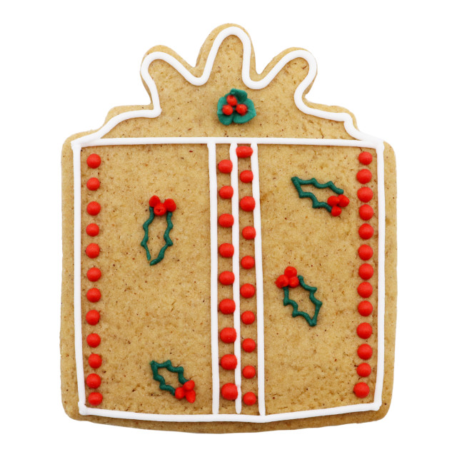 PME Christmas Delights Cookie Cutters, Set of 3 detail of the baked cookie