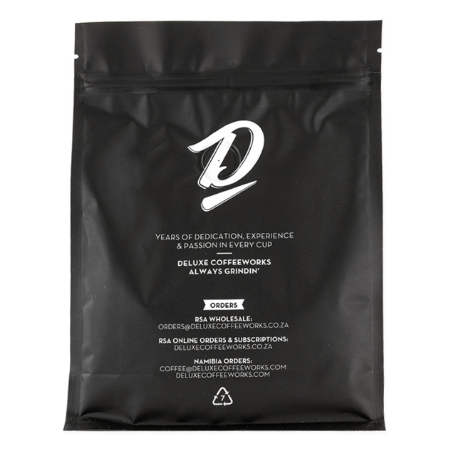 Deluxe Coffeeworks House Blend Coffee Beans - 250g back view
