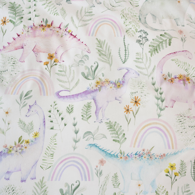 Linen House Dino Garden Duvet Cover Set - Double detail