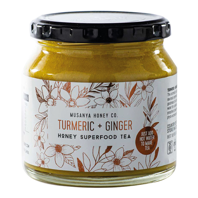 Musanya Honey Turmeric and Ginger Honey Tea, 325g