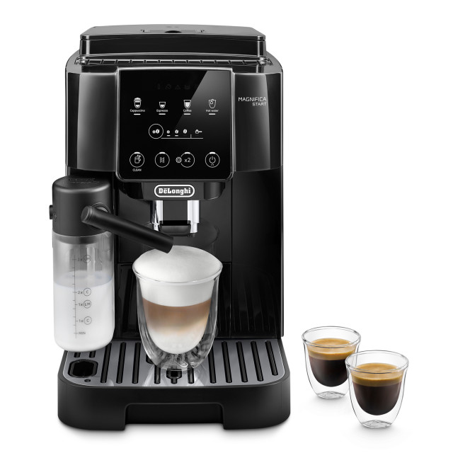 DeLonghi Magnifica Start with Milk Bean-to-Cup Coffee Machine angle