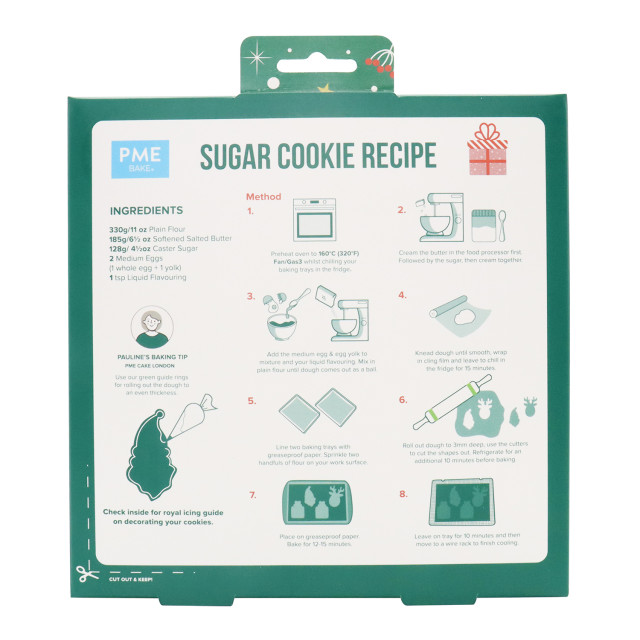 PME Christmas Cookie Cutters, Set of 3 angle