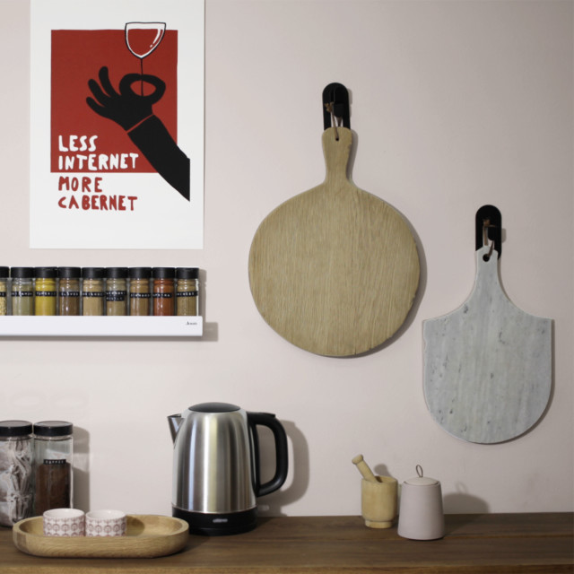 Joon Matte Black Single Coda Hook on a wall