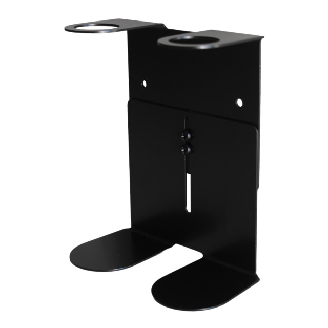 Joon Matte Black Adjustable Dispenser with Amber Bottle - Double detail