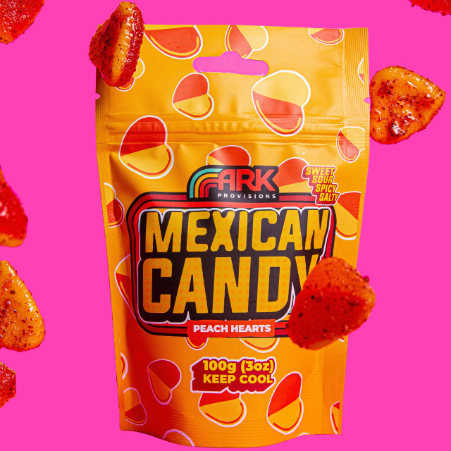 ARK Provisions Peach Hearts Mexican Candy, 100g