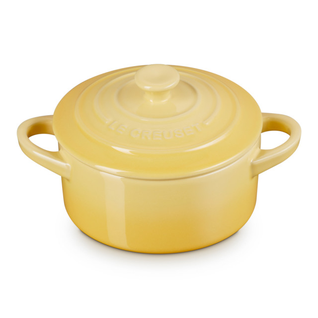 Le Creuset Chamomile Mini Stoneware Cocotte, 10cm