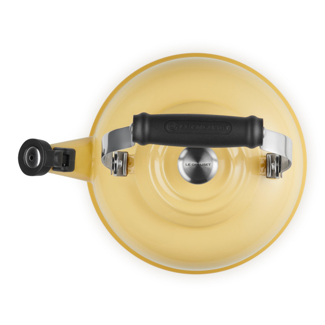 Le Creuset Chamomile Whistling Stovetop Kettle with Stainless Steel Knob, 1.6L angle
