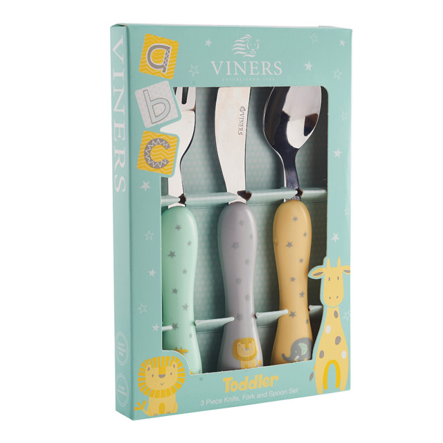 Viners Toddler Cutlery, Set of 3 packaging