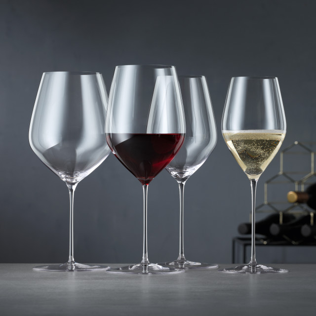 Spiegelau Hi-Lite Crystal Universal Glasses, Set of 2 with other glasses