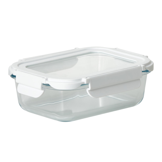 Kitchen Pro VersaLock Rectangular Glass Container - 640ml
