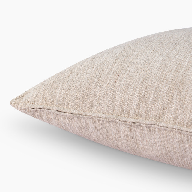 Thread Office Feather Grey Academy Scatter Cushion Cover, 50cm x 50cm close up