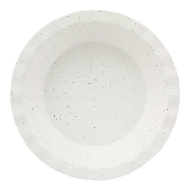 Maxwell & Williams Speckle Fluted Pie Dish, 25cm angle