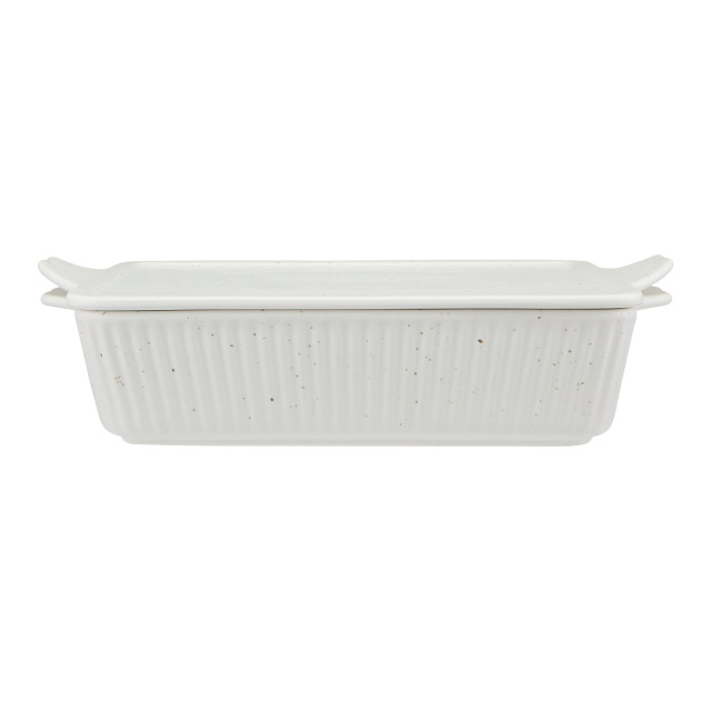 Maxwell & Williams Speckle Rectangular Dish with Tray Lid - 28cm x 20cm angle