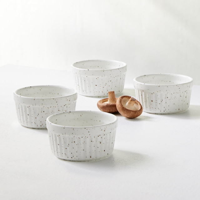 Maxwell & Williams Speckle Ramekin Set, Set of 6 on the table