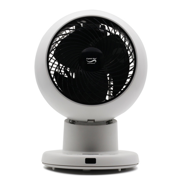 Crystal Aire Turbo Desktop Cool Fan angle