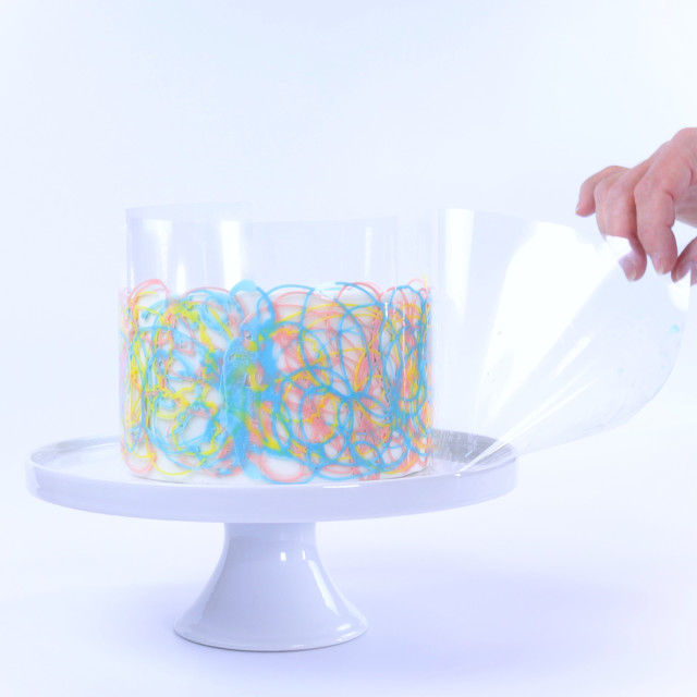 PME Food Safe Acetate Roll, 5m - 20cm around a cake