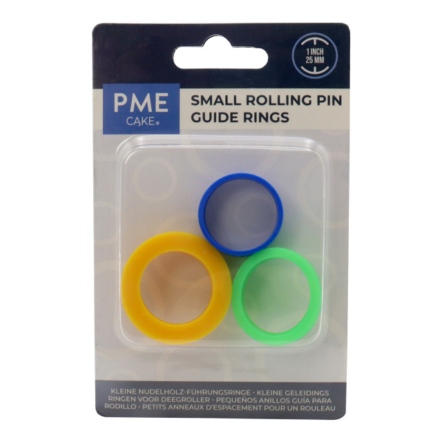 PME Rolling Pin Guide Rings, Set of 3 packaging