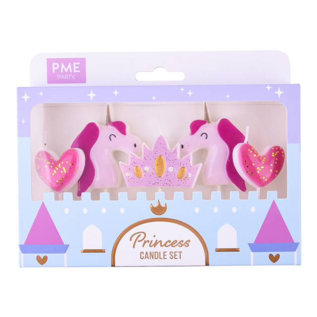 PME Candles, Set of 4 - Princess packaging
