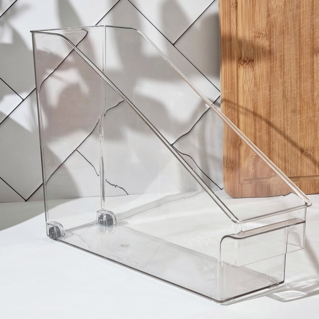 Trendz Of Today Clear Pull-Out Organiser on the countertop