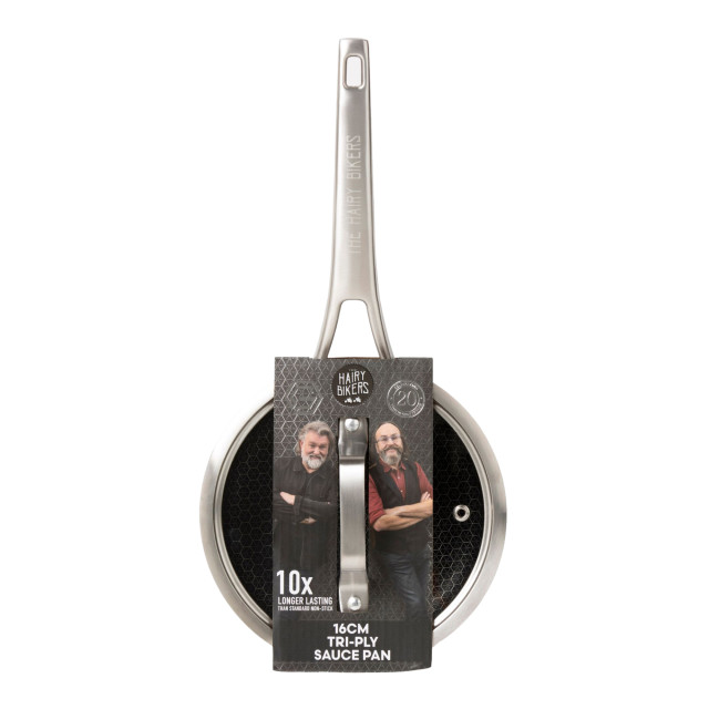 Hairy Bikers HexGuard Saucepan - 16cm packaging