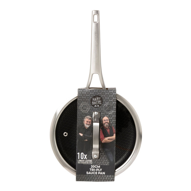 Hairy Bikers HexGuard Saucepan - 20cm packaging
