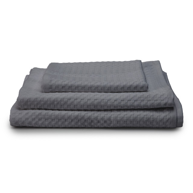 Nortex Waffle Bath Sheet, 300gsm - Charcoal