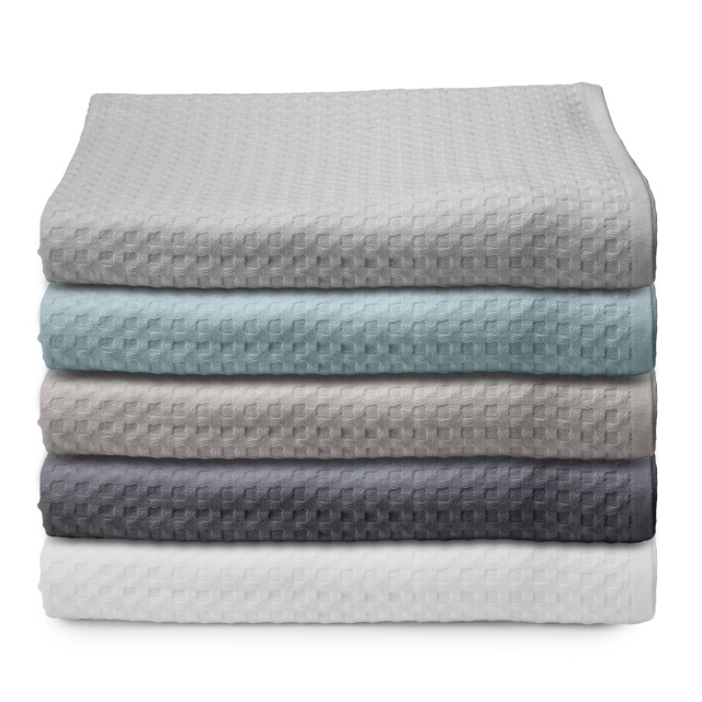Nortex Waffle Bath Sheet, 300gsm - Charcoal