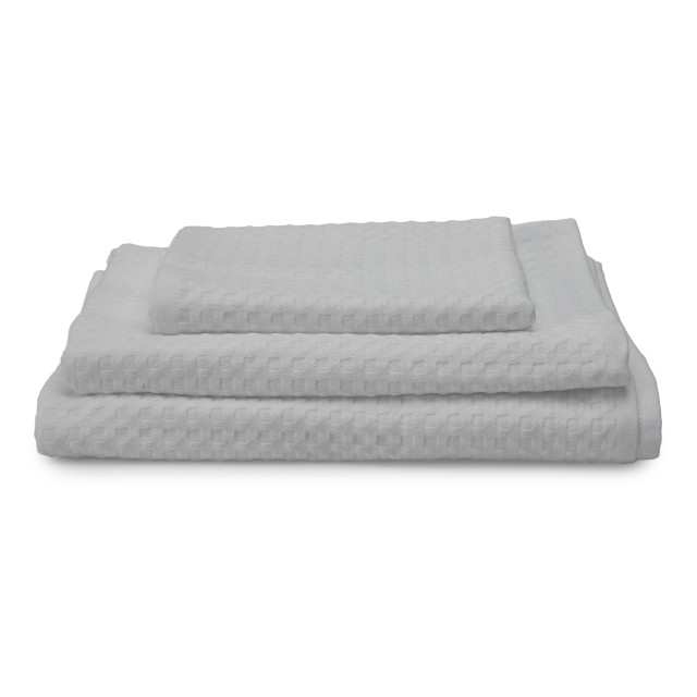 Nortex Waffle Bath Sheet, 300gsm - Light Grey