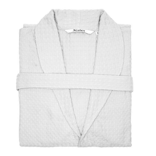 Nortex White Waffle Bathrobe - Medium