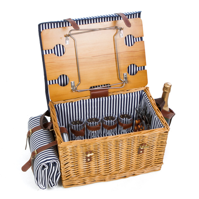 Gift Baskets Table Top 4-Person Basket angle