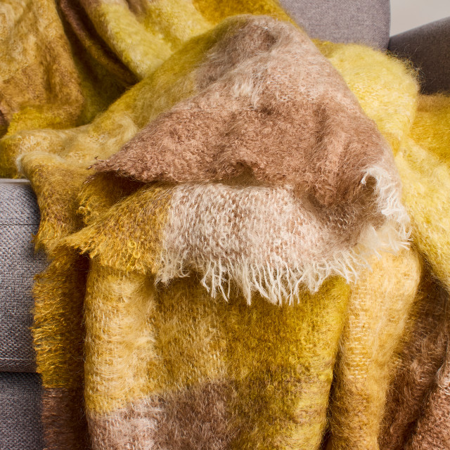 Karoo Farm Box Camdeboo Karoo Mohair Blanket Gift Box close up