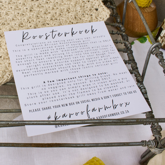 roosterkoek info