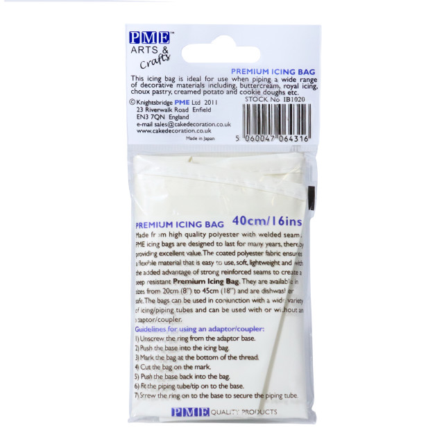 PME Premium Icing Bag - 40cm packaging angle