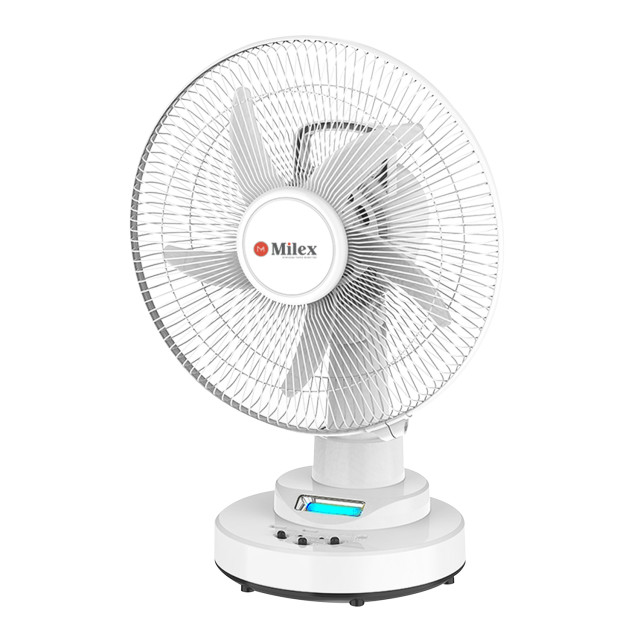 Milex Rechargeable Desk Fan, 30cm