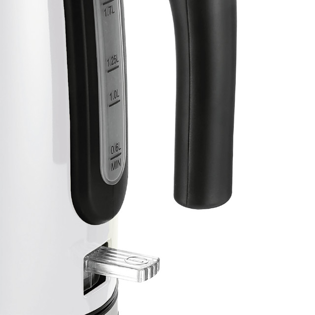 Swan Townhouse Stainless Steel Cordless Kettle, 1.7L - Pearl White detail