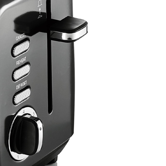 Swan Townhouse Stainless Steel 2-Slice Toaster, 925W - Black detail