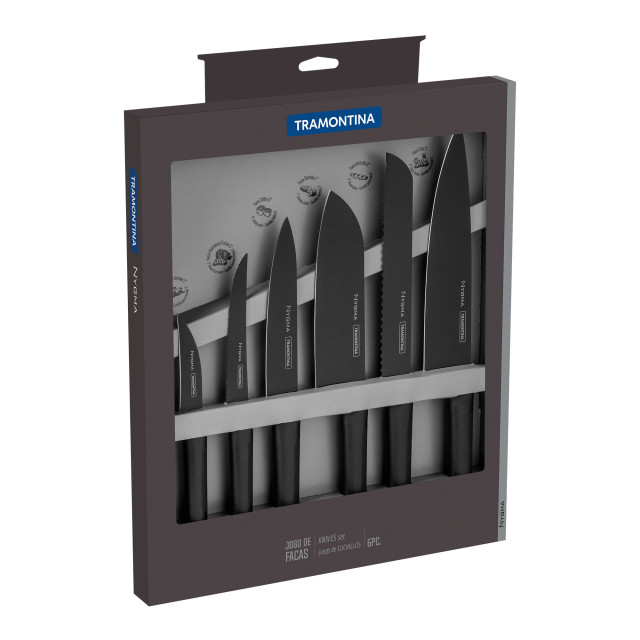 Tramontina Nygma Knife Set, 6-Piece packaging