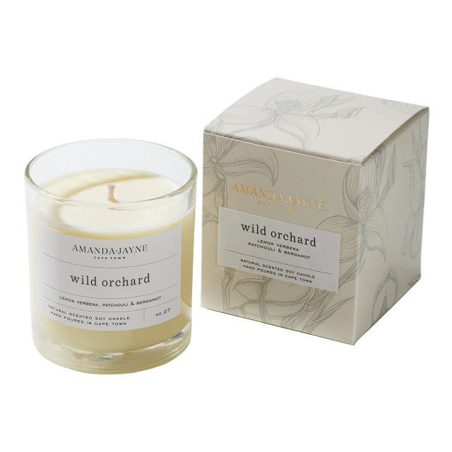 Amanda Jayne Wild Orchard Glass Collection Candle, 310ml