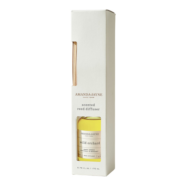 Amanda Jayne Wild Orchard Reed Diffuser, 170ml packaging