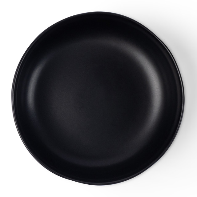 Yuppiechef Materia Pasta Bowls, Set of 4 - Matte Black top view