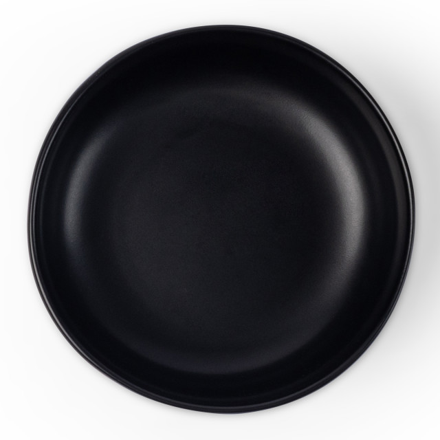 Yuppiechef Materia Cereal Bowls, Set of 4 - Matte Black top view